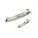 10 Pieces Prong Silver Flat Metal Alligator Hair Clips Barrette for Bows Hairpins DIY Hair Accessories