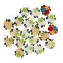 20 Pieces Flower Resin Flatback Cabochon for DIY Jewelry Phone Case Decoration