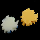 20 Pieces Flower Resin Flatback Cabochon for DIY Jewelry Phone Case Decoration