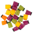 20 Pieces 15mm 3D Resin Simulation Jam Jars Bottle Embellishment for DIY Crafts