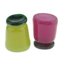 20 Pieces 15mm 3D Resin Simulation Jam Jars Bottle Embellishment for DIY Crafts