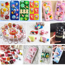 20 Pieces 15mm 3D Resin Simulation Jam Jars Bottle Embellishment for DIY Crafts