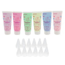 6 Pieces Assorted Colors Fake Whipped Cream Glue Phone Cases Deco DIY