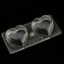 PC Plastic 3D Love Heart Candle Mold for Candle Making Chocolate Soap Resin Clay Jelly Wax DIY Mould Tool