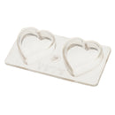 PC Plastic 3D Love Heart Candle Mold for Candle Making Chocolate Soap Resin Clay Jelly Wax DIY Mould Tool