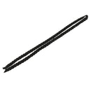 1 Yard Black Glass Beads Beaded Chain Ribbon Trim Applique for Sewing Crafts DIY 1.5cm