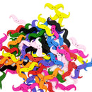 100 Pieces Wooden Moustache Shape Flatback 2-holes Buttons Sewing Embellishment Decoration
