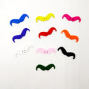 100 Pieces Wooden Moustache Shape Flatback 2-holes Buttons Sewing Embellishment Decoration