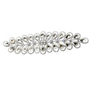 Gorgeous Diamante Trim Motif Rhinestone Bridal Applique for Wedding Dress Decor Hot Fix or Sew On