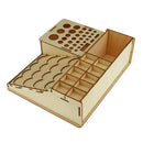 Wood Epoxy Tools Storage Boxes Paint Bottle Brushes Rack Model Organizer