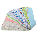 30 Pieces 100%Cotton Floral Plaid Fabric Applique Cloth Bedding Patchwork 50x5cm