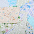 25 Pieces Green Cotton Fabric DIY Sewing Quilting Cloth Bedding Patchwork 20x10cm