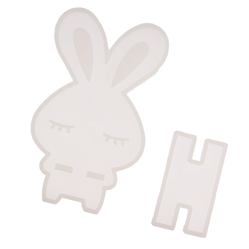 1 Piece Silicone Mold for Crystal Phone Holder Stand Making Craft Tool