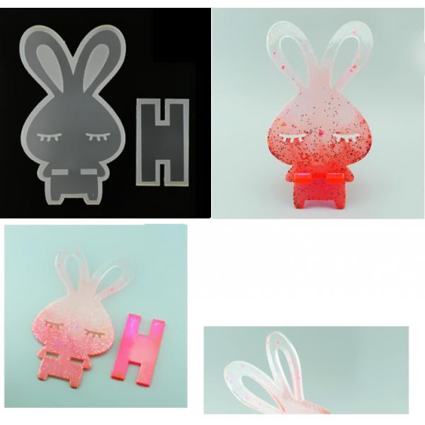 1 Piece Silicone Mold for Crystal Phone Holder Stand Making Craft Tool