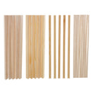5 Pieces Balsa Wood Sticks Strips for Airplane Boat Model DIY Crafts 8x12mm