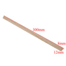 5 Pieces Balsa Wood Sticks Strips for Airplane Boat Model DIY Crafts 8x12mm