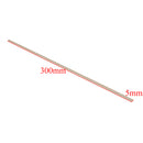5 Pieces Balsa Wood Semi Circle Sticks Strips for Model DIY Crafts 10x12mm
