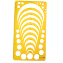 Plastic Drawing Ruler Templates Drawing Round Circle Drawing Tools for Quilting Patchwork