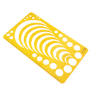 Plastic Drawing Ruler Templates Drawing Round Circle Drawing Tools for Quilting Patchwork