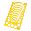 Plastic Drawing Ruler Templates Drawing Round Circle Drawing Tools for Quilting Patchwork