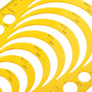 Plastic Drawing Ruler Templates Drawing Round Circle Drawing Tools for Quilting Patchwork