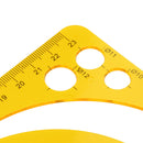 Plastic Drawing Ruler Templates Drawing Round Circle Drawing Tools for Quilting Patchwork