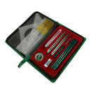 15 Piece/set Drawing Tools Kit Drafting Template Ruler Pencils Office Supplies