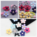 20 Pieces Resin Candy Color Flowers Flatback Scrapbooking DIY for Headwear Craft