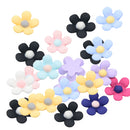 20 Pieces Resin Candy Color Flowers Flatback Scrapbooking DIY for Headwear Craft