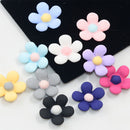 20 Pieces Resin Candy Color Flowers Flatback Scrapbooking DIY for Headwear Craft