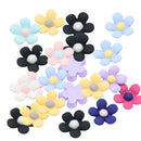 20 Pieces Resin Candy Color Flowers Flatback Scrapbooking DIY for Headwear Craft
