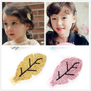 10 Pieces Fashion DIY Accessories Cute Glitter Leaves for DIY Hairpins Accessories Scrapbooking