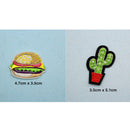 12 Pieces Assorted Iron On Patch Embroidered Applique Patches Clothes Stickers DIY Clothes Accessories