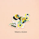 8 Pieces Assorted Iron On Embroidery Birds Applique Patches