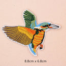 8 Pieces Assorted Iron On Embroidery Birds Applique Patches