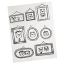 Transparent Silicone Clear Rubber Stamp Sheet Cling Scrapbook DIY Craft Bear Pattern