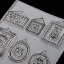Transparent Silicone Clear Rubber Stamp Sheet Cling Scrapbook DIY Craft Bear Pattern