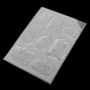 Transparent Silicone Clear Rubber Stamp Sheet Cling Scrapbook DIY Craft Bear Pattern