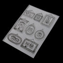 Transparent Silicone Clear Rubber Stamp Sheet Cling Scrapbook DIY Craft Bear Pattern