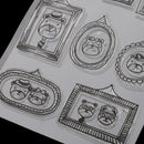 Transparent Silicone Clear Rubber Stamp Sheet Cling Scrapbook DIY Craft Bear Pattern