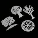 4 Pieces/set Tree Design Metal Cutting Dies Stencil Scrapbooking Album Embossing DIY Paper Craft Decoration