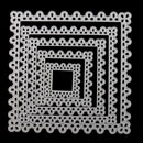 5 Piece/set Square Design Metal Cutting Dies Stencil Scrapbooking Album Embossing DIY Paper Craft Decoration