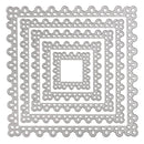 5 Piece/set Square Design Metal Cutting Dies Stencil Scrapbooking Album Embossing DIY Paper Craft Decoration