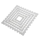 5 Piece/set Square Design Metal Cutting Dies Stencil Scrapbooking Album Embossing DIY Paper Craft Decoration