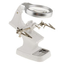 Multifunction Welding LED Magnifier Helping Hand Soldering Magnifying Clamp