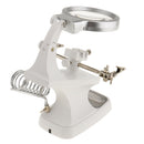 Multifunction Welding LED Magnifier Helping Hand Soldering Magnifying Clamp