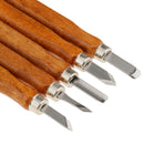 12 Pieces Wood Sculpture Carving Chisel Tools Set with Storage Case for DIY Crafts
