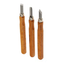 3 Pieces Wood Sculpture Carving Chisel Tools Set with Storage Case for DIY Crafts