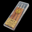3 Pieces Wood Sculpture Carving Chisel Tools Set with Storage Case for DIY Crafts