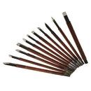11 Pieces/Set Stone Seal Graver Burin Stone Carving Carved Woodcrafts Tool Set